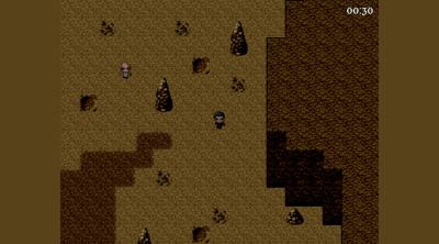 Screenshot of Lukewarm Massacre: The killer who may or may not be a moron.