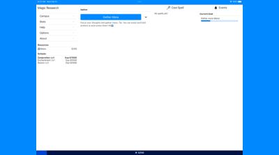 Screenshot of Magic Research