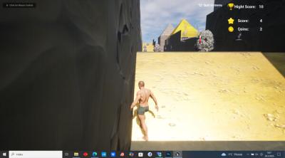 Screenshot of Man Without Clothes Runner