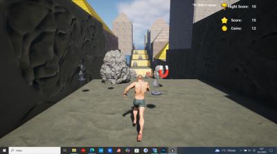 Screenshot of Man Without Clothes Runner