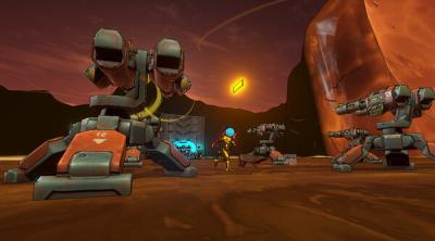 Screenshot of Mars vs. Robots
