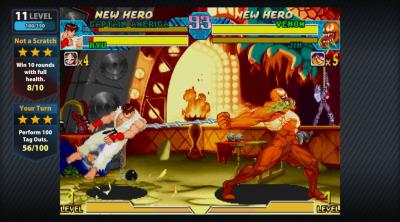 Screenshot of Marvel vs. Capcom Origins