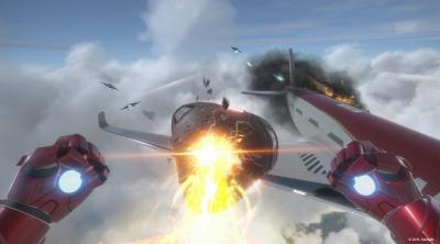 Screenshot of Marvel's Iron Man VR