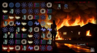 Screenshot of Match 3 Game The world is going to