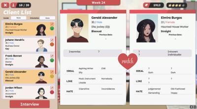 Screenshot of Matchmaker Agency