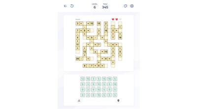 Screenshot of Math Puzzle Games - Cross Math