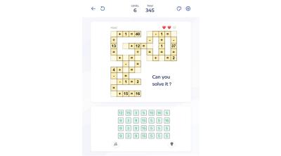 Screenshot of Math Puzzle Games - Cross Math