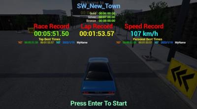 Screenshot of Maze Workout - Western Lost Solo Car Racer