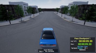 Screenshot of Maze Workout - Western Lost Solo Car Racer
