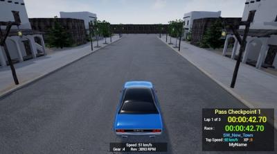 Screenshot of Maze Workout - Western Lost Solo Car Racer