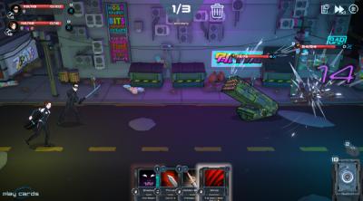 Screenshot of Metroplex Zero: Sci-Fi Card Battler