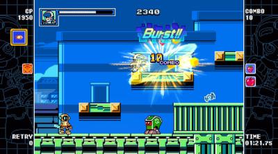 Capture d'écran de MIGHTY GUNVOLT BURST