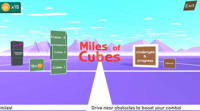 Screenshot of Miles of Cubes