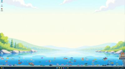 Screenshot of Milo's Tiny Fish Pond