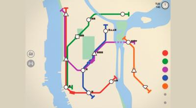 Screenshot of Mini Metro