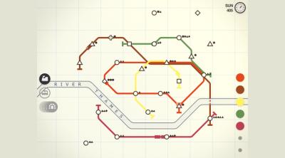 Screenshot of Mini Metro