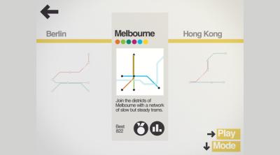 Screenshot of Mini Metro