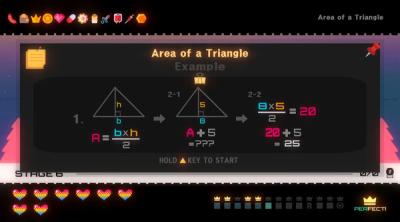 Screenshot of Mini Star Math: 4 Routes