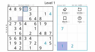 Screenshot of Minimalist Sudoku