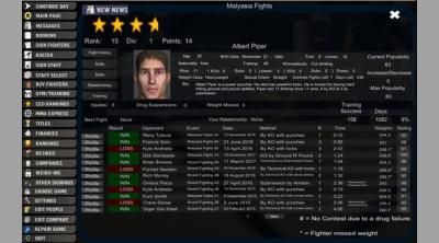 Screenshot of MMA President