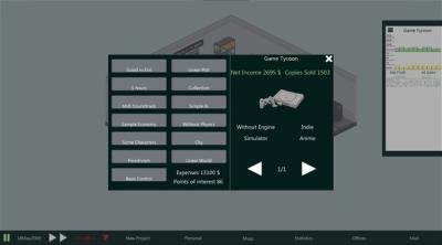 Capture d'écran de Modern Game Tycoon