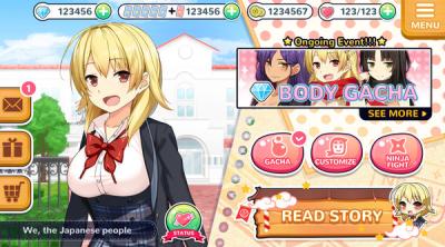 Screenshot of Moe! Ninja GirlsSexy School