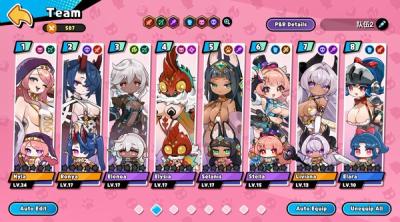 Screenshot of Monmusu Girls: Autobattler