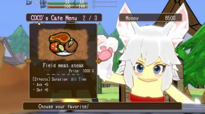 Screenshot of Monster Girls and the Mysterious Adventure