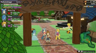 Screenshot of Monster Girls and the Mysterious Adventure 2