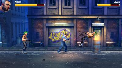 Screenshot of Mortal Street Fighter