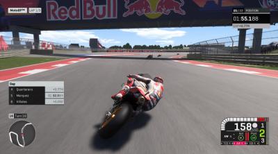 Capture d'écran de MotoGP19