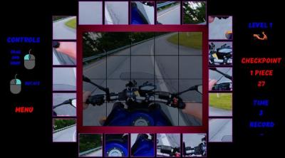 Screenshot of Motorbike Video Puzzle