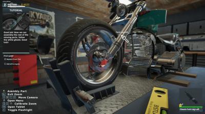 Screenshot of Motorcycle Mechanic Simulator 2021: Prologue