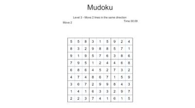 Screenshot of Mudoku - next Sudoku