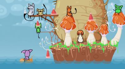 Screenshot of Mushroom Cats