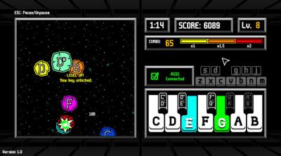 Screenshot of Musical Meteors