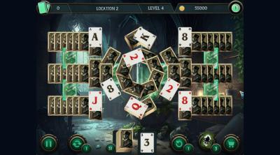 Screenshot of Mystery Solitaire. Cthulhu Mythos 2