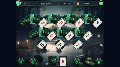 Screenshot of Mystery Solitaire. Cthulhu Mythos 2