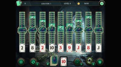 Screenshot of Mystery Solitaire. Cthulhu Mythos 3