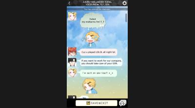 Screenshot of Mystic Messenger