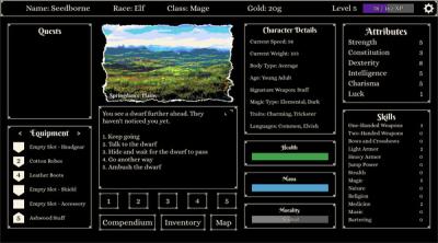 Screenshot of Mythscroll
