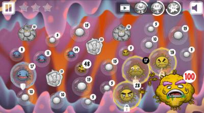 Screenshot of NanoWar: Cells VS Virus