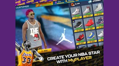 Screenshot of NBA 2K Mobile Basketball Game