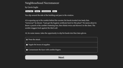 Screenshot of Neighbourhood Necromancer