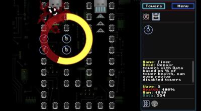 Screenshot of Neon D-Fence Remaster