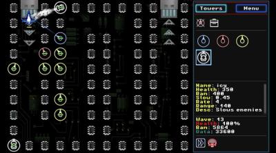 Screenshot of Neon D-Fence Remaster