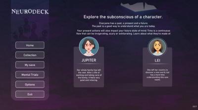 Screenshot of Neurodeck: Psychological Deckbuilder