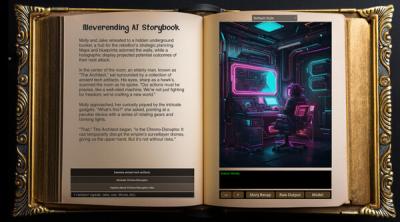 Screenshot of Neverending AI Storybook