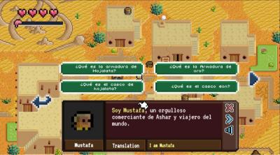 Capture d'écran de Newcomer: A Language Learning RPG