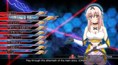 Screenshot of Nitroplus Blasterz: Heroines Infinite Duel